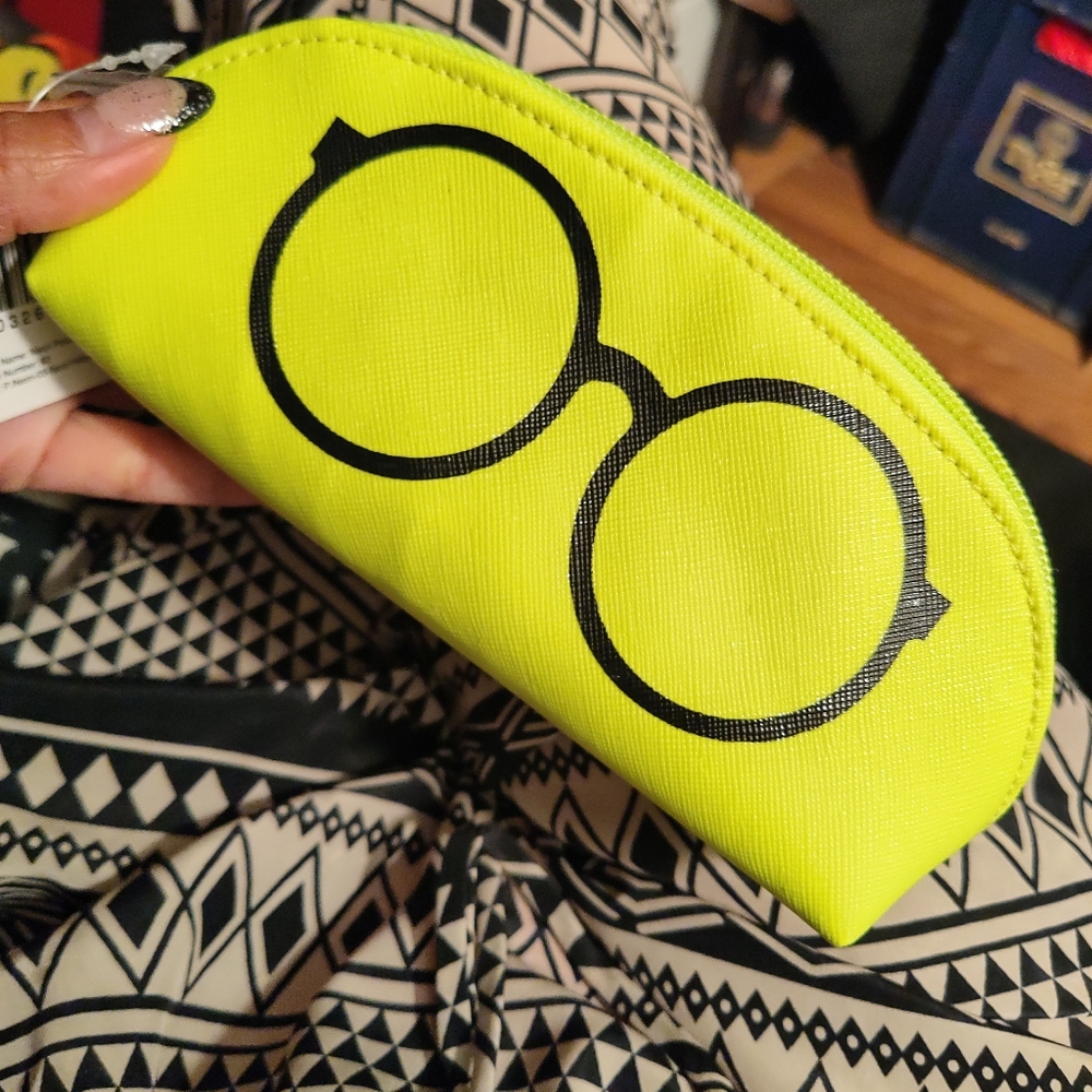 Womens soft neon sunglass case  by perverse the sunglass unicorn
